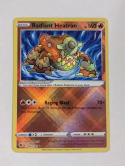 Radiant Heatran 027/189 SWSH Astral Radiance Holo Pokemon TCG NM - Image 1