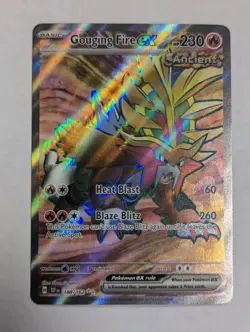 Gouging Fire ex 188/162 Sv05: Temporal Forces Holo Pokemon TCG NM - Image 1