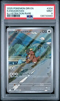 Kangaskhan Pokemon Dri En-Destined Rivals 204 NM PSA 9 - Image 1