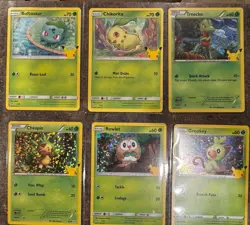 2021 Pokemon 25th Anniversary McDonalds Full COMPLETE SET - 19/25 Holo - Image 2