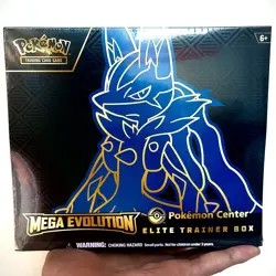 Pokemon Center Mega Evolution Lucario PC ETB – Exclusive – Sealed New - Image 1