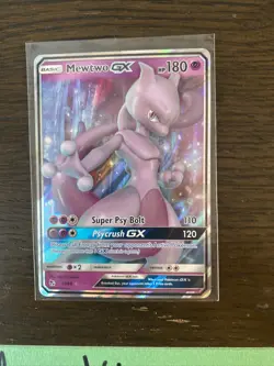 Mewtwo GX 31/68 Hidden Fates Holofoil Rare Near Mint Pokemon - Image 2
