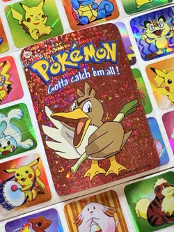 Pokemon 151 Vintage Pocket Monsters Vending HOLO Prism Sticker 2000 Nintendo - Image 3