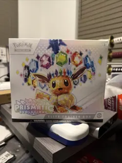 Pokemon TCG: S&V Prismatic Evolutions Factory Sealed Elite Trainer Box - Image 1