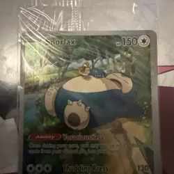 Pokemon TCG Snorlax SVP 051 Promo Holo English 151 Brand New & Sealed - Image 2