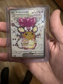 Pokemon TCG Dedenne EX 239/193 Paldea Evolved Ultra Rare Full Art Holo - Image 1