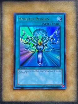 Yugioh Monster Reborn LCYW-EN058 Ultra Rare 1st Ed NM - Image 1