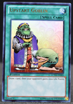 Yu-Gi-Oh! TCG Upstart Goblin Legendary Collection 3: Yugi's World LCYW-EN265 1st - Image 1