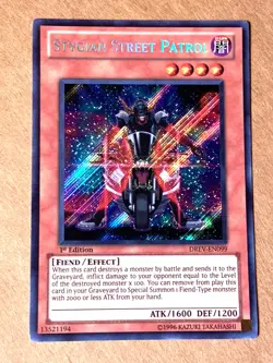 yugioh Stygian Street Patrol DREV-EN099 Secret Rare 1st Edition near mint - Image 1