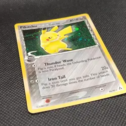 Pokemon Card Pikachu 93/92 Holo- EX Legend Maker POP 2 - English - EXC+ - Image 2