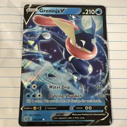 Greninja V 073/264 Fusion Strike NM Ultra Rare Pokemon Card - Image 1