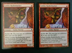 2x Goblin Bushwhacker Zendikar NM Magic The Gathering MTG Tcg - Image 1