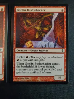 2x Goblin Bushwhacker Zendikar NM Magic The Gathering MTG Tcg - Image 3