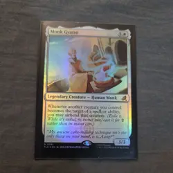 *foil MONK GYATSO 0081 Avatar The Last Airbender MTG Magic - Image 1