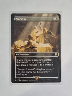 Worship (Borderless) - Commander: The Lord of the Rings: Tales of Middle-earth - Image 1
