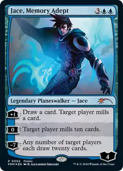 MTG - Jace, Memory Adept - Promo - Foil - NM - Image 1