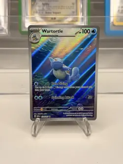 Pokemon TCG Wartortle Illustration Rare Holo 171/165 SV151 NM/Grade Ready - Image 1