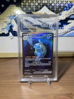✅ BLASTOISE EX 200/165 TAG 10 - POKEMON 151 SPECIAL ILLUSTRATION RARE ✅ - Image 1