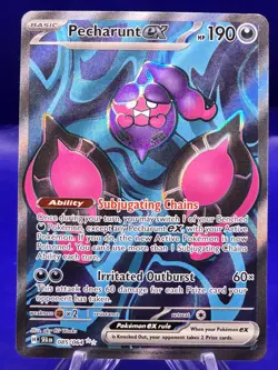 Pokemon TCG S&V Shrouded Fable - Pecharunt Ex Ultra Rare Holo 085/064 - Image 1
