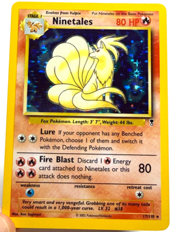 Pokemon Ninetales 17/110 Legendary Collection Holo 2002 LP - Image 2