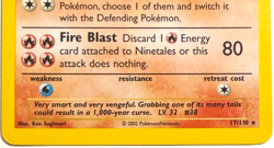 Pokemon Ninetales 17/110 Legendary Collection Holo 2002 LP - Image 5