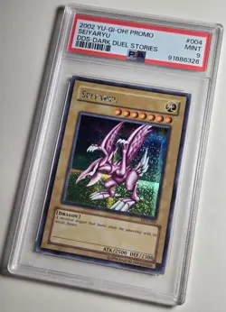 2002 YU-GI-OH! DARK DUEL STORIES Seiyaryu DDS-004 PSA 9 - Image 3