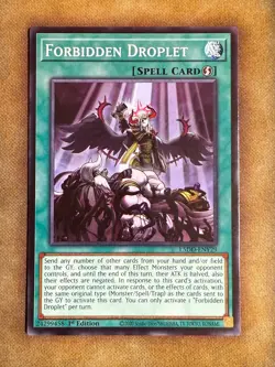 Yugioh Forbidden Droplet L5DD-ENY29 Common 1st Ed NM - Image 1
