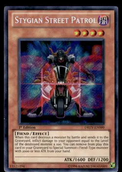 Yu-Gi-Oh TCG Duelist Revolution #DREV-EN099 Stygian Street Patrol ScR,1st Ed. NM - Image 1