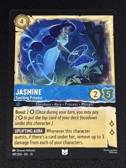 Disney Lorcana Whispers in the Well Jasmine-Soothing Princess 149/204 NM - Image 1