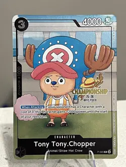 Tony Tony Chopper P-065 Championship Tournament Promo CS One Piece Card English - Image 1