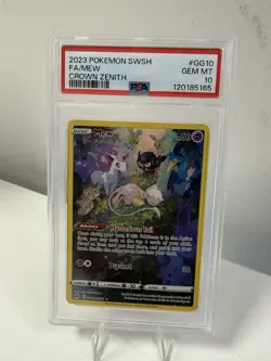 Pokemon Mew TCG Crown Zenith: Galarian Gallery Holo Rare Card GG10/GG70 PSA 10 - Image 1