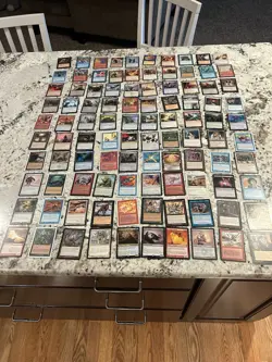 Mtg Rare Lot x100 - Magic The Gathering Rare Card Lot Mtg Rares LP-Played - Image 1