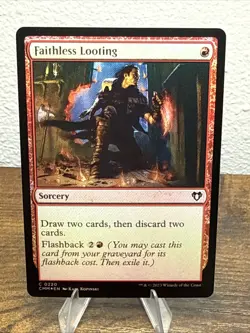 Faithless Looting Commander Masters Foil - Image 1