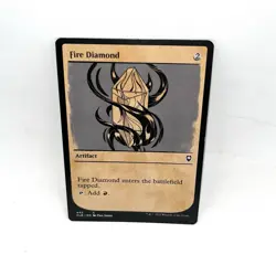 X 1 Fire Diamond CLB Showcase MTG Magic The Gathering - Image 1