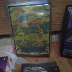 MTG Plains (Rainbow Foil) Secret Lair Flower Power 1945 NM - Image 1