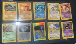Pokemon TCG - 10 Card E-Reader Lot (B) - Holo Aquapolis Expedition Ruby Sapphire - Image 1