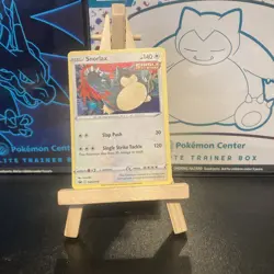 Pokemon Snorlax SWSH119 Black Star Promo Card Near Mint Condition - Image 1