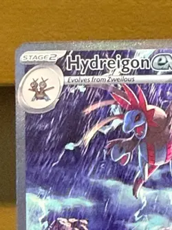 Hydreigon ex 169/086 Sv: White Flare Holo Pokemon Near Mint - Image 2
