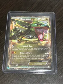 Pokemon Rayquaza EX Holo Ultra Rare 170 HP Dragons Exalted 85/124 Basic - Image 1