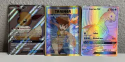 Eevee GX SM242 + Lapras GX 151/149 + Misty’s Determination 108/108 Pokemon TCG - Image 1