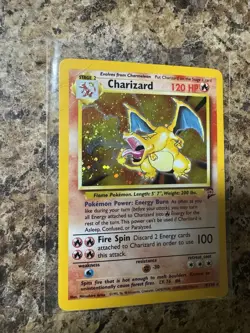 🔥 Pokemon Charizard Holo Base Set 2 4/130 (Swirl Holo) – Vintage WOTC 🔥 - Image 2