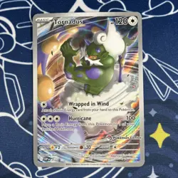 Pokemon TCG Tornadus SVP210 Black Star Promo Pokemon Center Stamped - Image 1