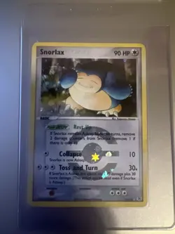 Pokemon TCG Snorlax EX FireRed & LeafGreen 15/112 Reverse Holo Holo Rare - Image 1