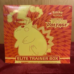 VIVID VOLTAGE ELITE TRAINER BOX - Pokemon TCG Sword & Shield - New - Image 1