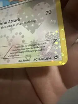 Eevee RC14/RC25 Legendary Treasures Radiant Collection Pokemon - Reverse Holo - Image 3
