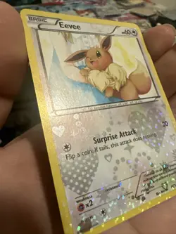 Eevee RC14/RC25 Legendary Treasures Radiant Collection Pokemon - Reverse Holo - Image 5