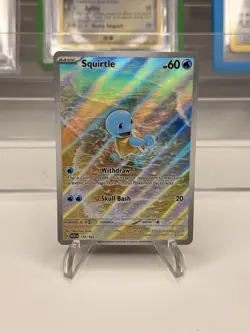 Pokemon TCG Squirtle Illustration Rare Holo 170/165 SV151 NM/Grade Candidate - Image 1