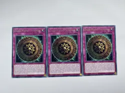 3 x MZMU-EN057 Dark Magic Talisman Rare 1st Ed Playset YuGiOh - Image 1