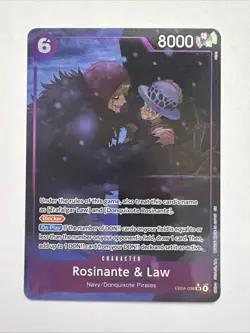 One Piece Rosinante & Law (Alternate Art) EB04-038 The Azure Sea's Seven - Image 1