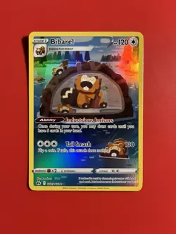 Pokemon Card - Bibarel Crown Zenith Galarian Gallery GG25/GG70 Ultra Rare Holo - Image 1